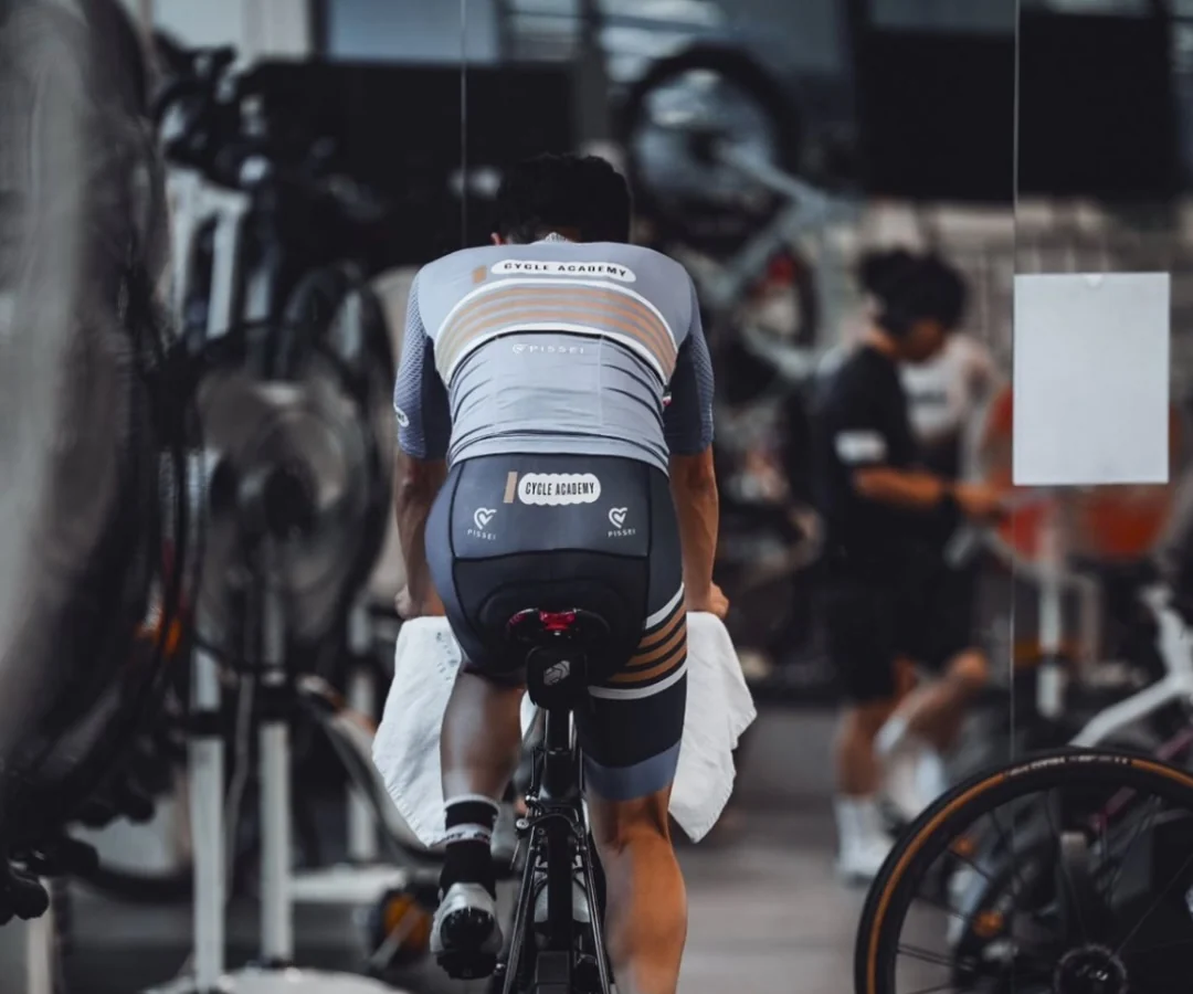 Sessione di analisi biomeccanica in bicicletta